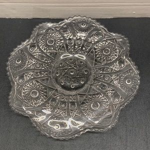 Vintage Imperial Glass Cake or Snack Plate